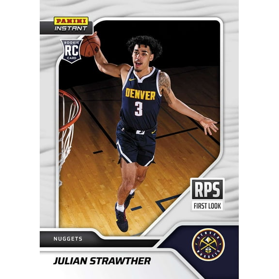 NBA 2023-24 Instant RPS First Look Basketball    Julian Strawther RPS-28 (Rookie)