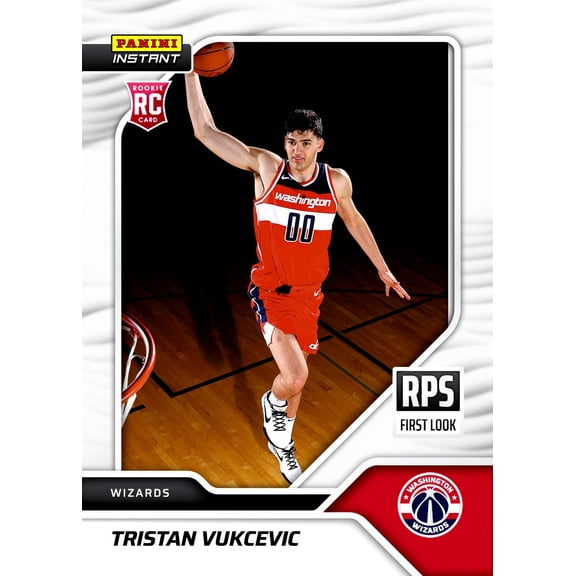 NBA 2023-24 Instant RPS First Look Basketball    Tristan Vukcevic RPS-39 (Rookie)