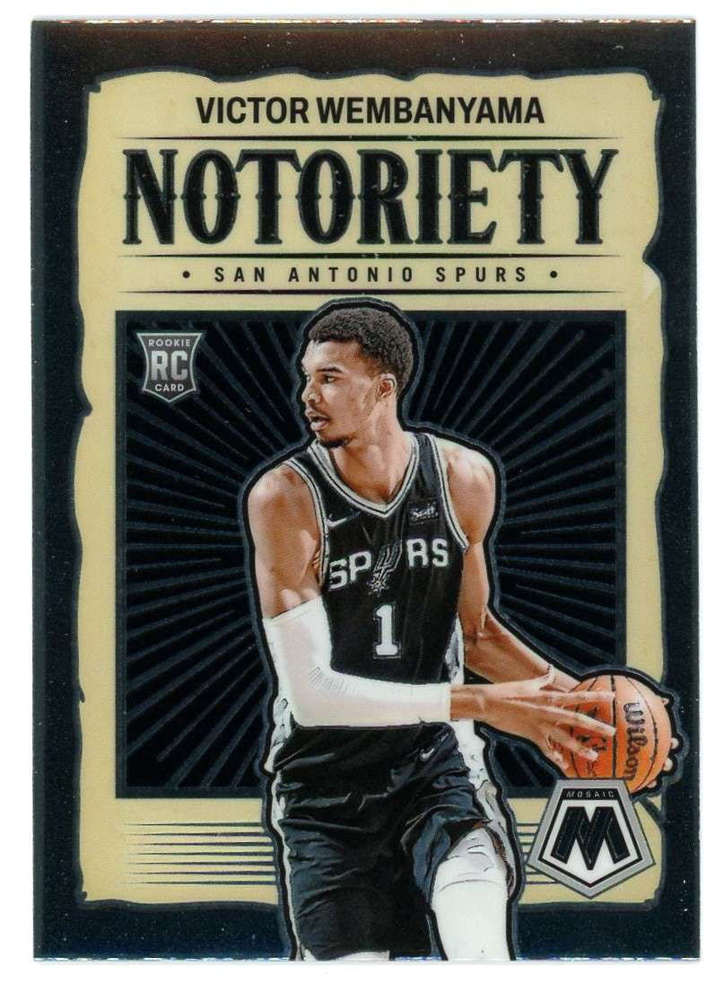 NBA 2023-24 Panini Mosaic Notoriety Victor Wembanyama #5 (Rookie