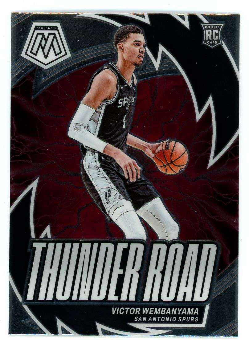 NBA 2023-24 Panini Mosaic Thunder Road Victor Wembanyama #8