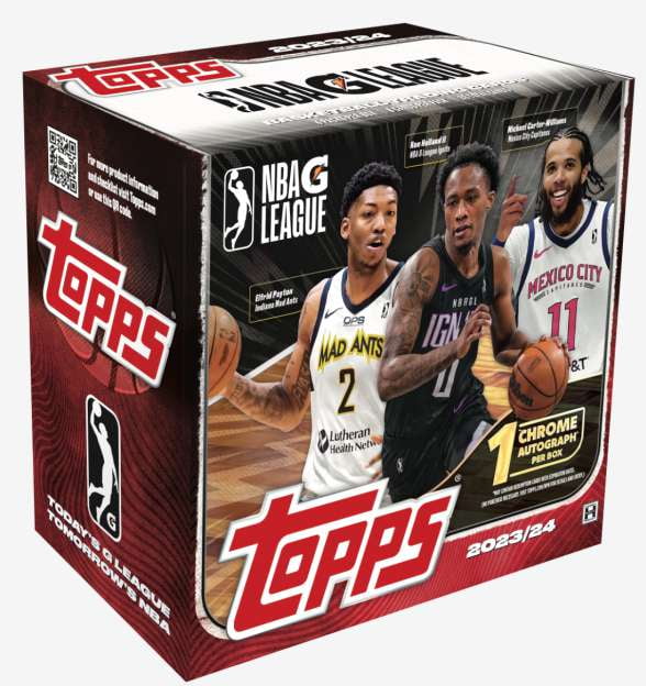 NBA 2023/24 TOPPS G-LEAGUE BASKETBALL Trading Card HOBBY Box (4 Packs)