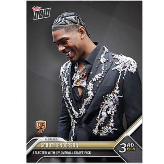 NBA 2023 Topps Now Basketball Scoot Henderson D-3 (Rookie Card)