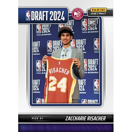 NBA 2024-25 Instant Draft Night Basketball Zaccharie Risacher #2 (Rookie, Pick #1) #DN-2