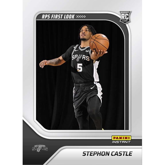 NBA 2024-25 Instant RPS First Look Basketball Stephon Castle RPS-4 (Rookie)