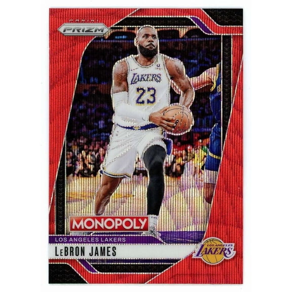 NBA 2024-25 Panini Prizm Monopoly Red Wave Lebron James #43