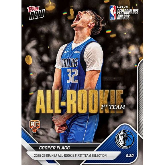 NBA 2025-26 NOW Basketball  Cooper Flagg AR01 [ALL ROOKIE, 1st Team]