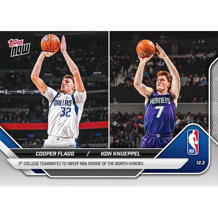 NBA 2025-26 NOW Basketball Cooper Flagg & Kon Knueppel #73 [Rookie]