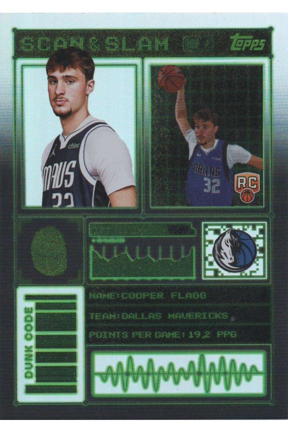2025-26 Topps Chrome Scan and Slam Cooper Flagg SS-26 [Rookie]