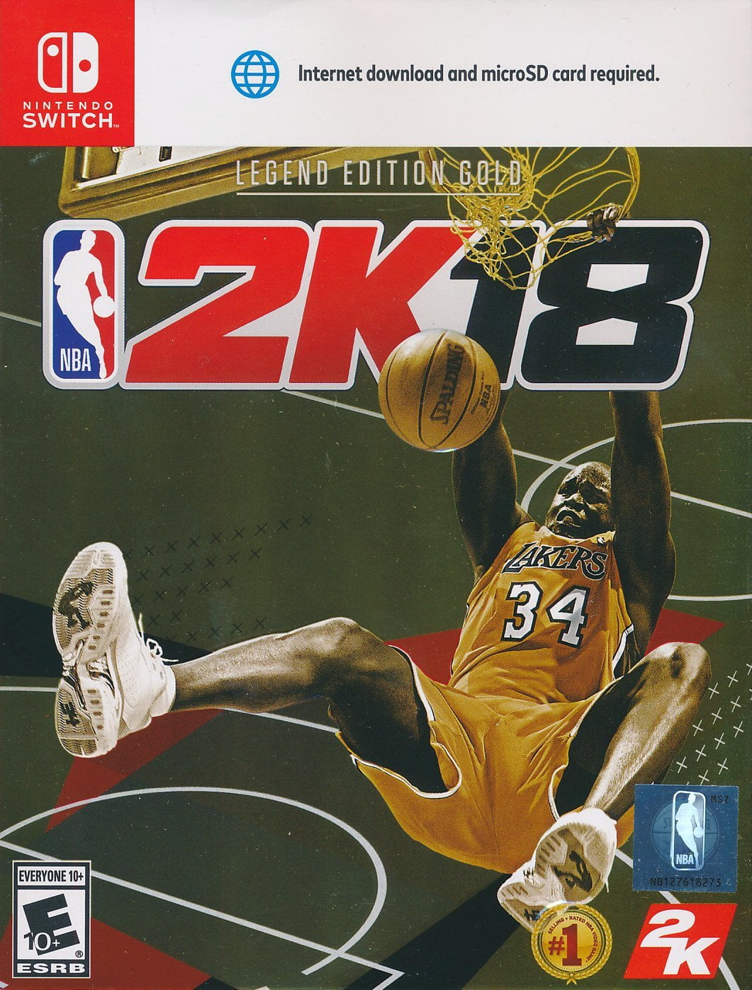 NBA 2K18 Legend Edition Gold [Nintendo Switch] - Walmart.com