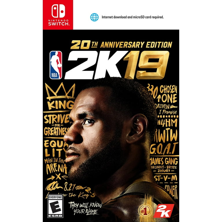NBA 2K19 Anniversary Edition, 2K, Nintendo Switch, 710425550638