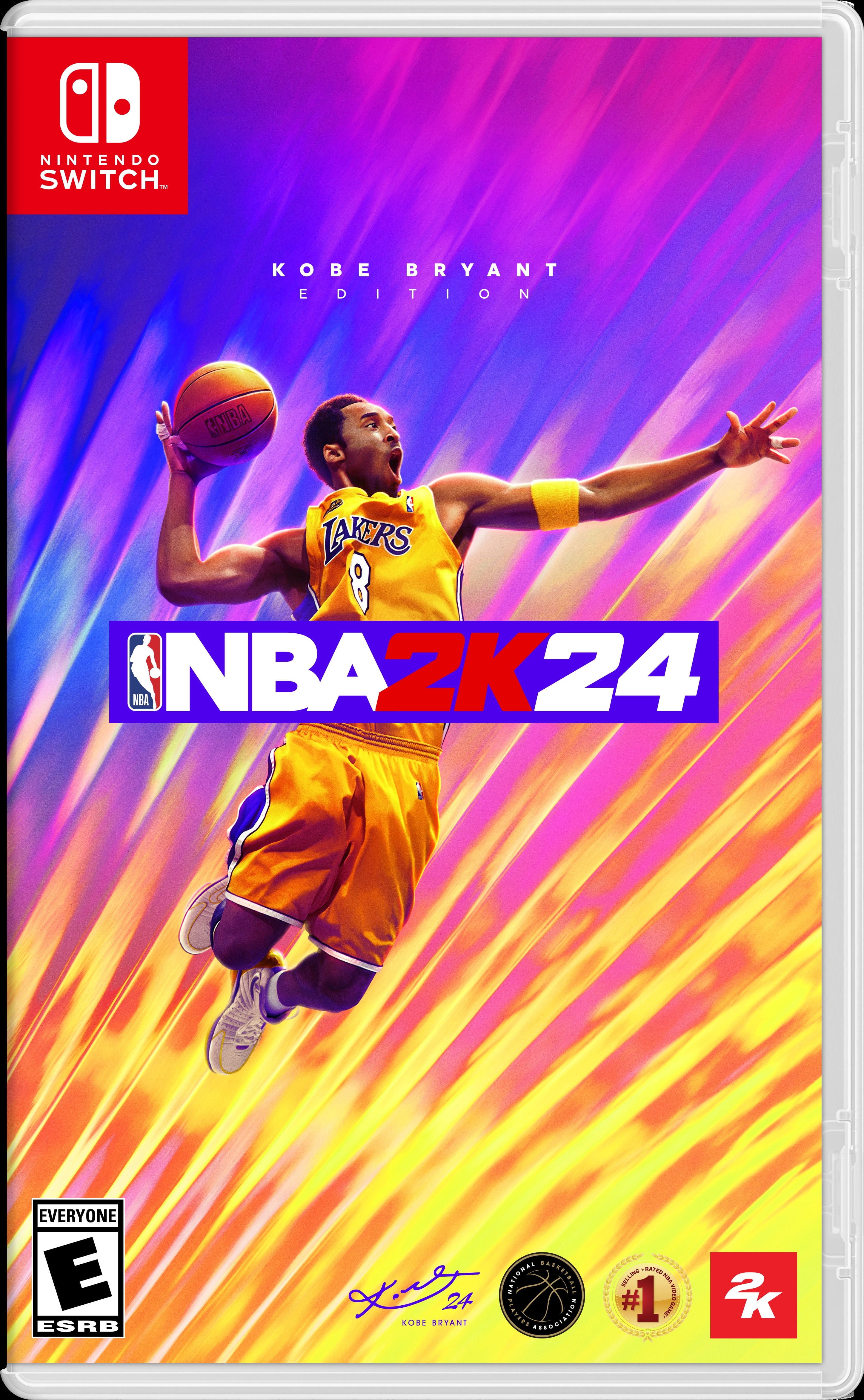 Nintendo Switch Kobe Bryant NBA2k memorabilia NBA-2K24-Kobe-Bryant-Edition-