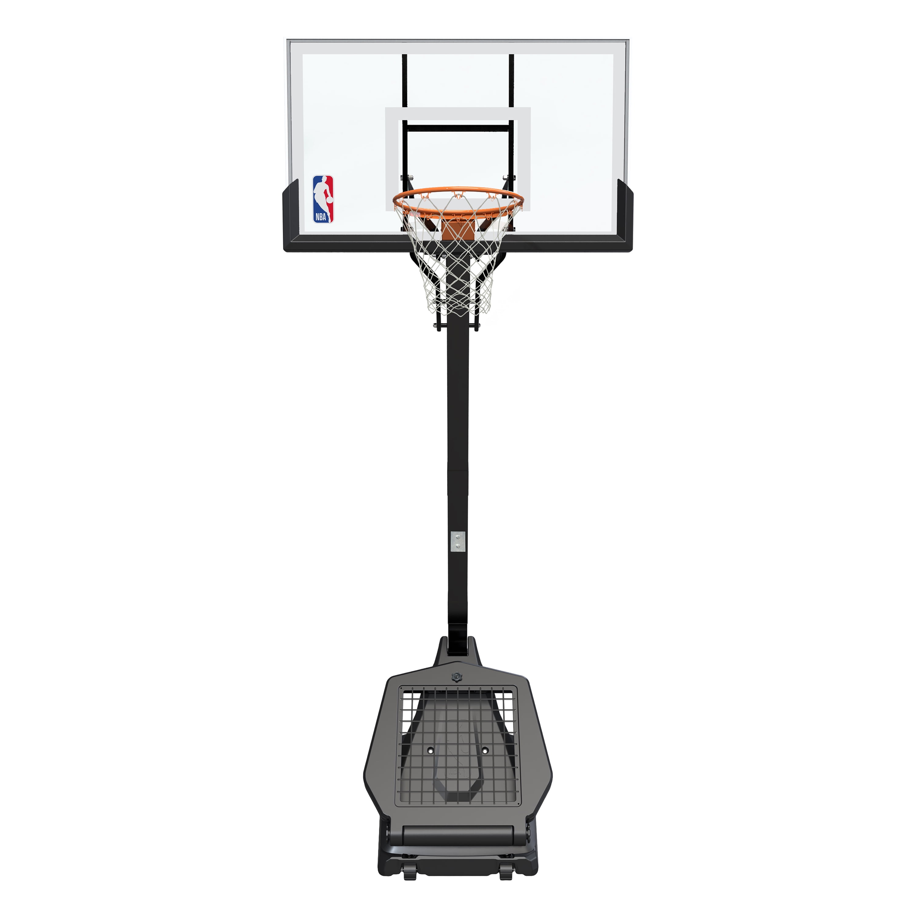 NBA 54 Portable Adjustable Basketball Hoop, Shatter-Resistant Backboard,  Removable Rebounder360™