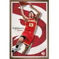 thumbnail image 1 of NBA Atlanta Hawks - Bogdan Bogdanovic 21 Wall Poster, 22.375" x 34", Framed, 1 of 3