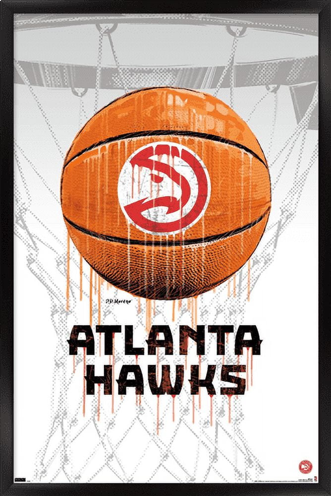 NBA Atlanta Hawks Drip Basketball 21 Wall Poster, x 34