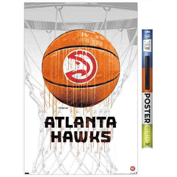 NBA Atlanta Hawks - Drip Basketball 21 Wall Poster, 22.375" x 34"