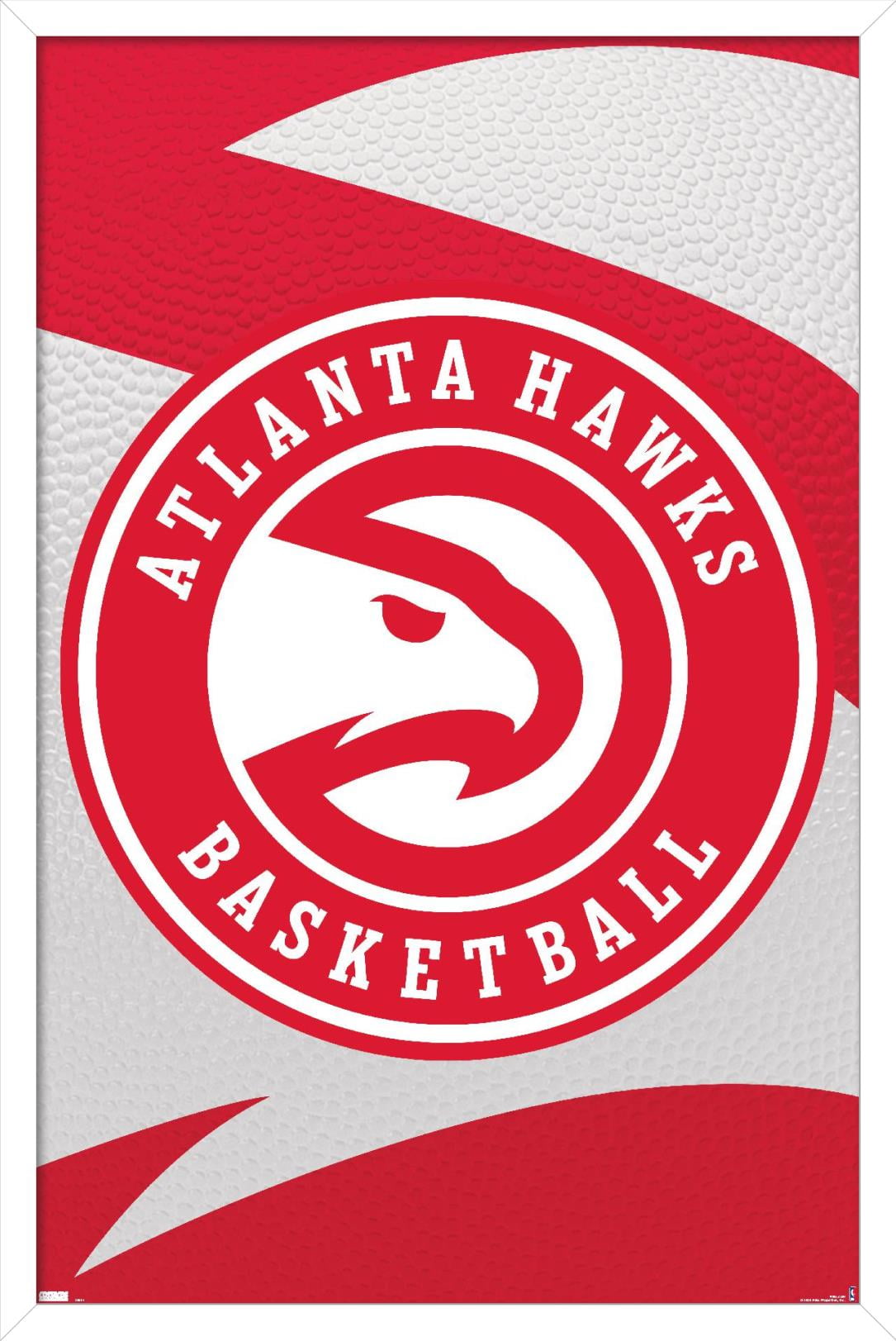 NBA Atlanta Hawks - Logo 20 Wall Poster, 14.725" x 22.375", Framed