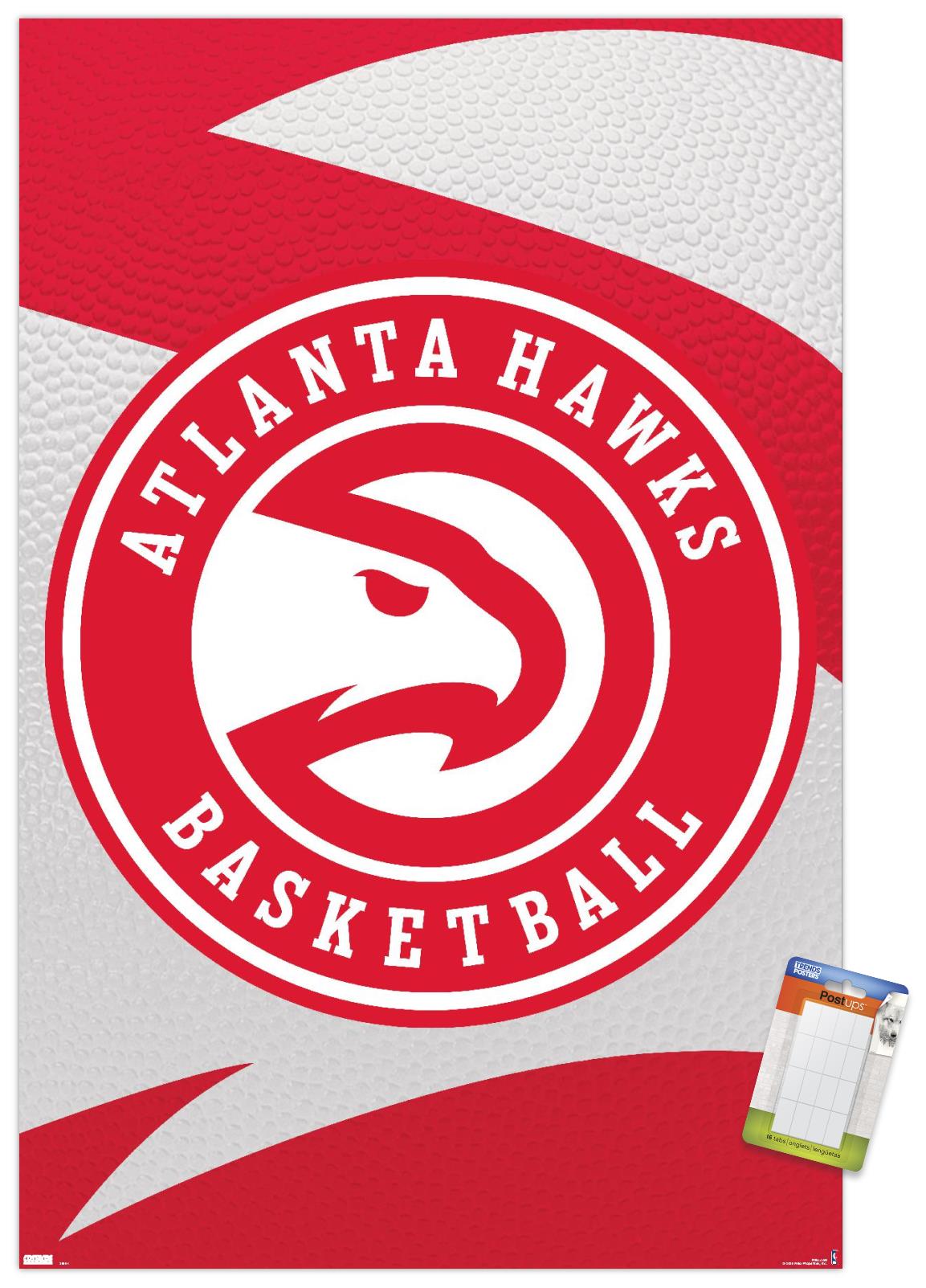 NBA Atlanta Hawks - Logo 20 Wall Poster, 22.375" x 34"