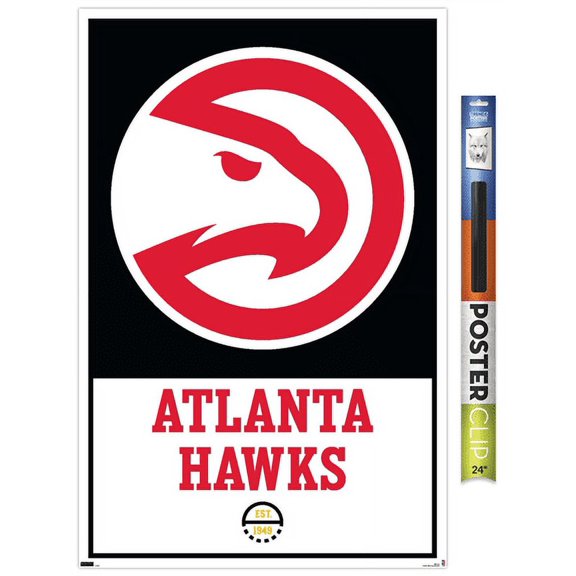 NBA Atlanta Hawks - Logo 21 Wall Poster, 22.375" x 34"
