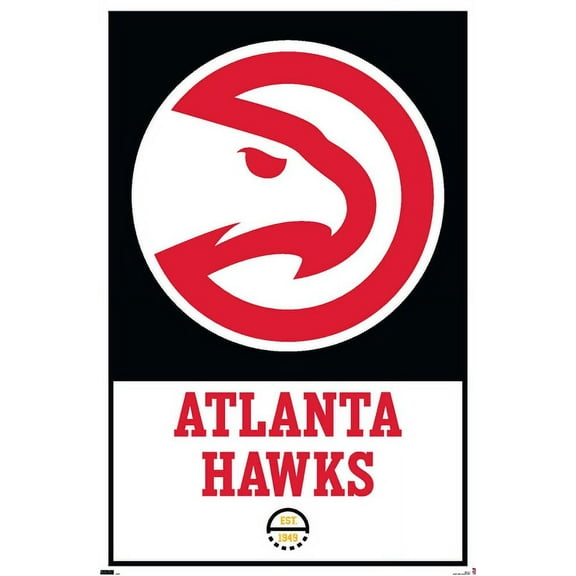 NBA Atlanta Hawks - Logo 21 Wall Poster, 22.375" x 34"