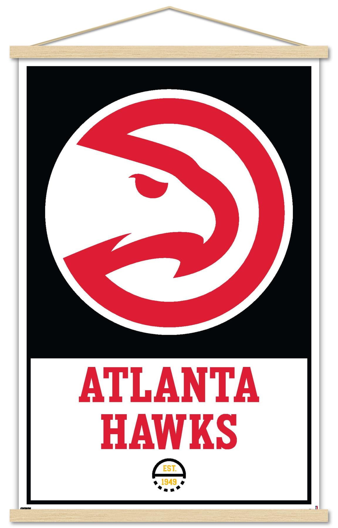 NBA Atlanta Hawks - Logo 21 Wall Poster, 22.375 x 34