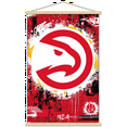 thumbnail image 1 of NBA Atlanta Hawks - Maximalist Logo 23 Wall Poster with Magnetic Frame, 22.375" x 34", 1 of 5