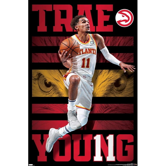 NBA Atlanta Hawks - Trae Young 20 Wall Poster, 14.725" x 22.375"