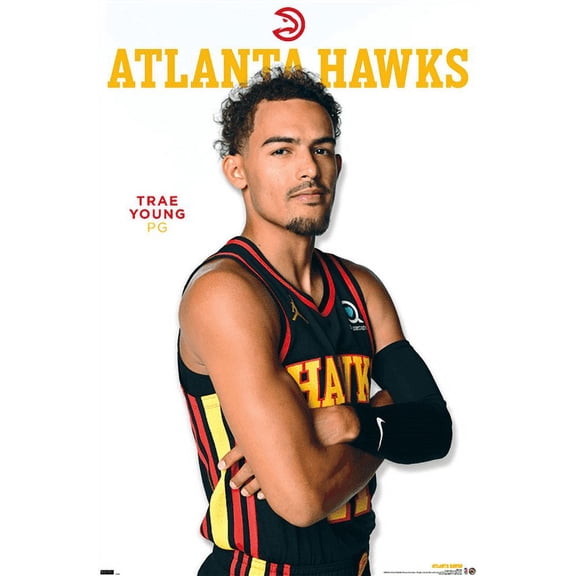 NBA Atlanta Hawks - Trae Young Feature Series 23 Wall Poster, 22.375" x 34"