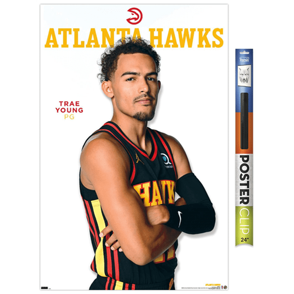 NBA Atlanta Hawks - Trae Young Feature Series 23 Wall Poster, 22.375" x 34"