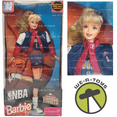 thumbnail image 1 of NBA Barbie Doll Denver Nuggets 1998 Mattel No. 20730 NRFB, 1 of 8