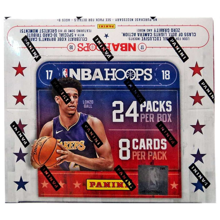NBA Basketball 2017-18 NBA Hoops Trading Card RETAIL Box (24 Packs