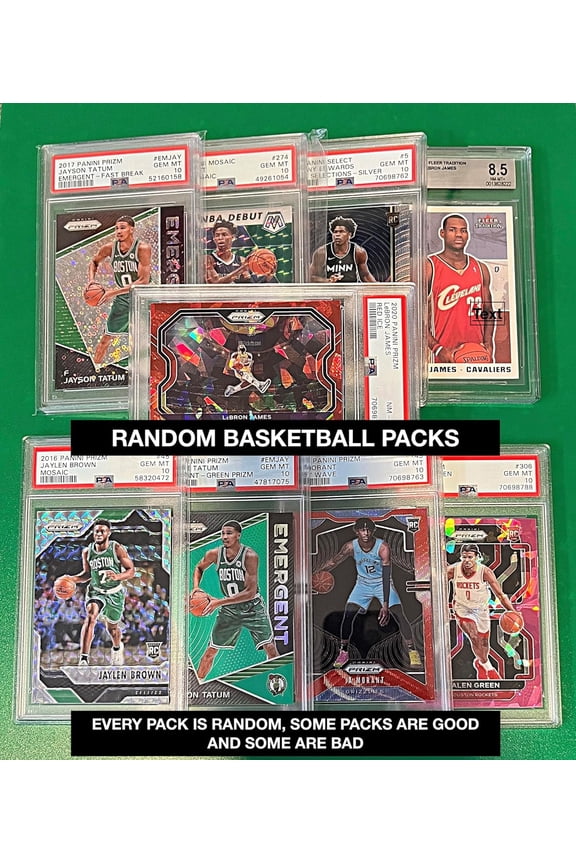 Basketball Hot Packs - 15 Cards - 5 Rookies - Look for Autos - Mem - 1/1