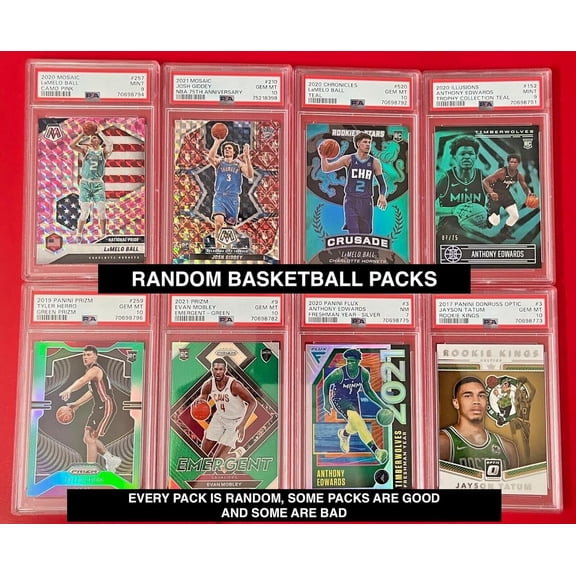 NBA Basketball Hot Packs - 20 Cards - 10 Rookies - Look for Autos - Mem - 1/1