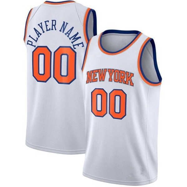 NBA_ Basketball Jerseys 75th Custom MEN New York''Knicks''5 Immanuel  Quickley 23 Mitchell Robinson 1 Obi Toppin 8 Kemba Walker''nba''print 