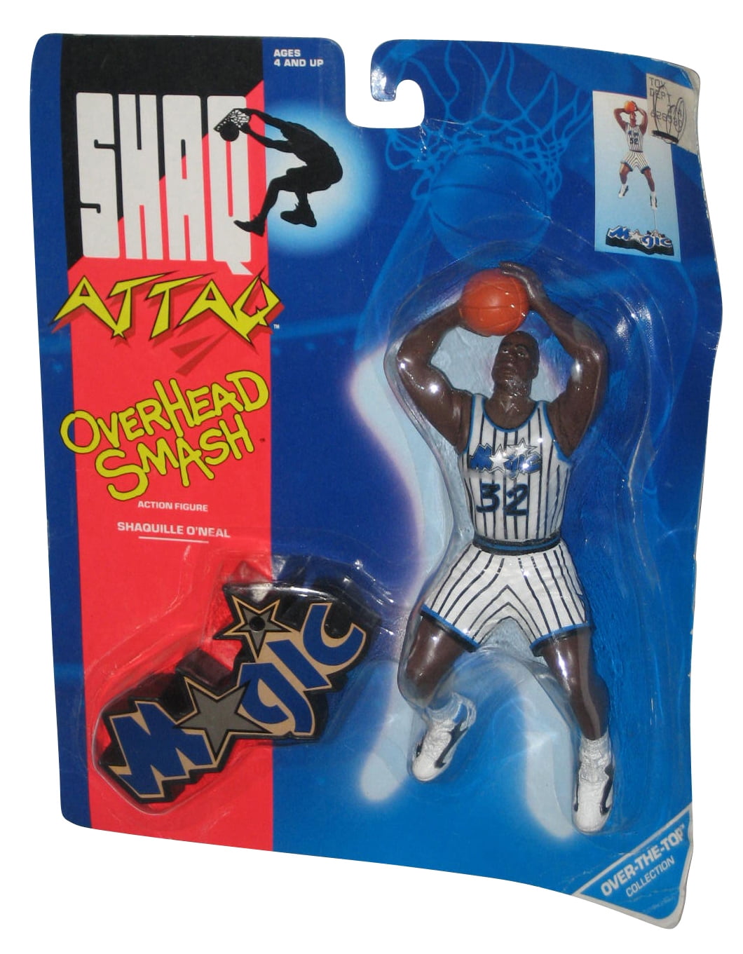 2 Orlando Magic Shaq Shaquille O'Neal NBA Basketball Action Figures Kenner