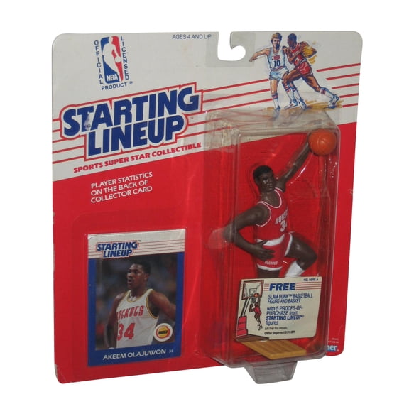 NBA Basketball Starting Lineup (1996) Hakeem Olajuwon Kenner Figure
