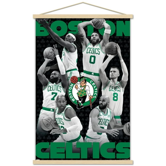 NBA Boston Celtics - 2024 NBA Finals Champions Wall Poster, 14.725" x 22.375" Framed