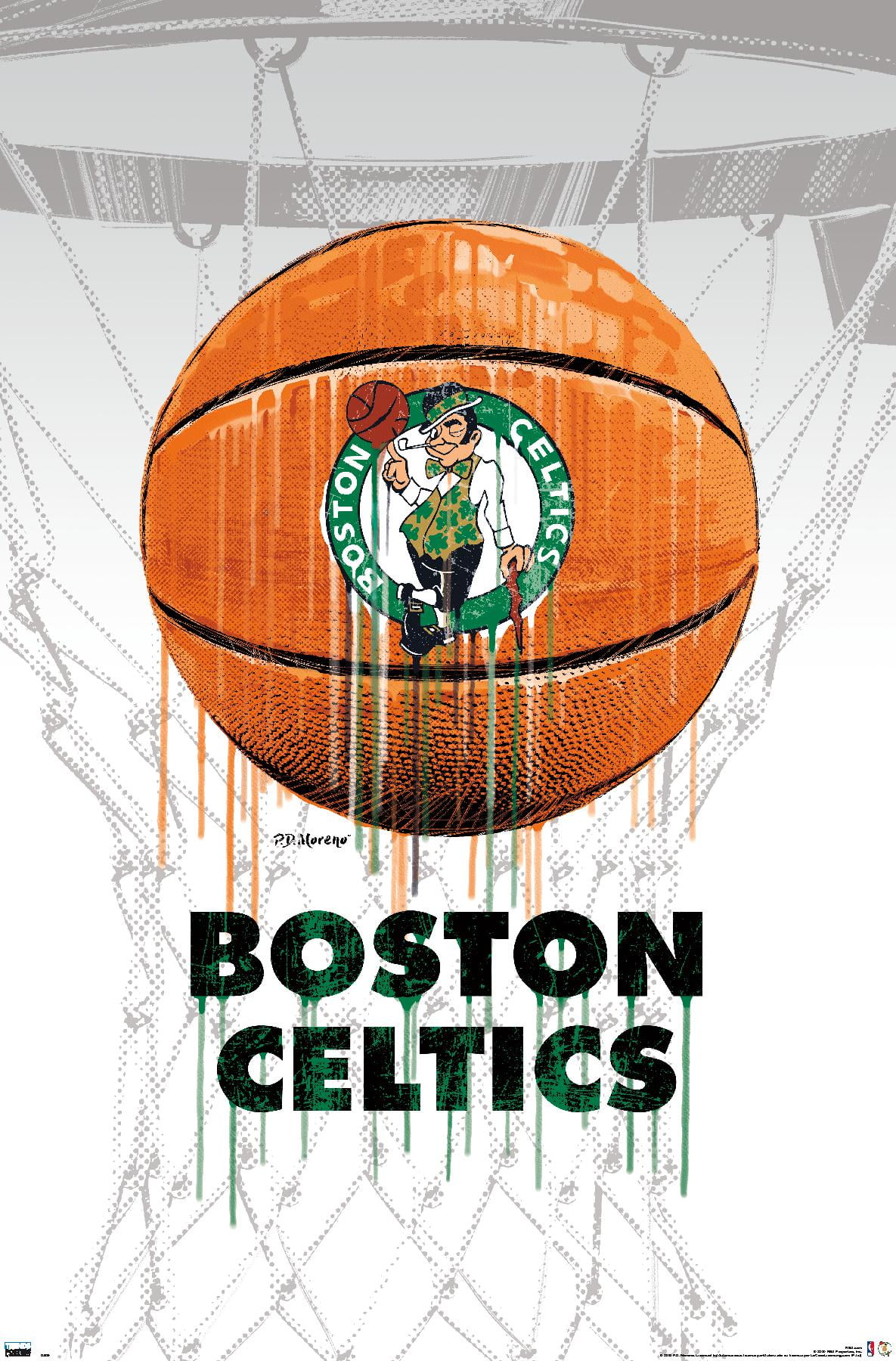 cool boston celtics poster