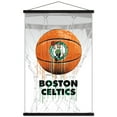thumbnail image 1 of NBA Boston Celtics - Drip Ball 20 Wall Poster with Wooden Magnetic Frame, 22.375" x 34", 1 of 4