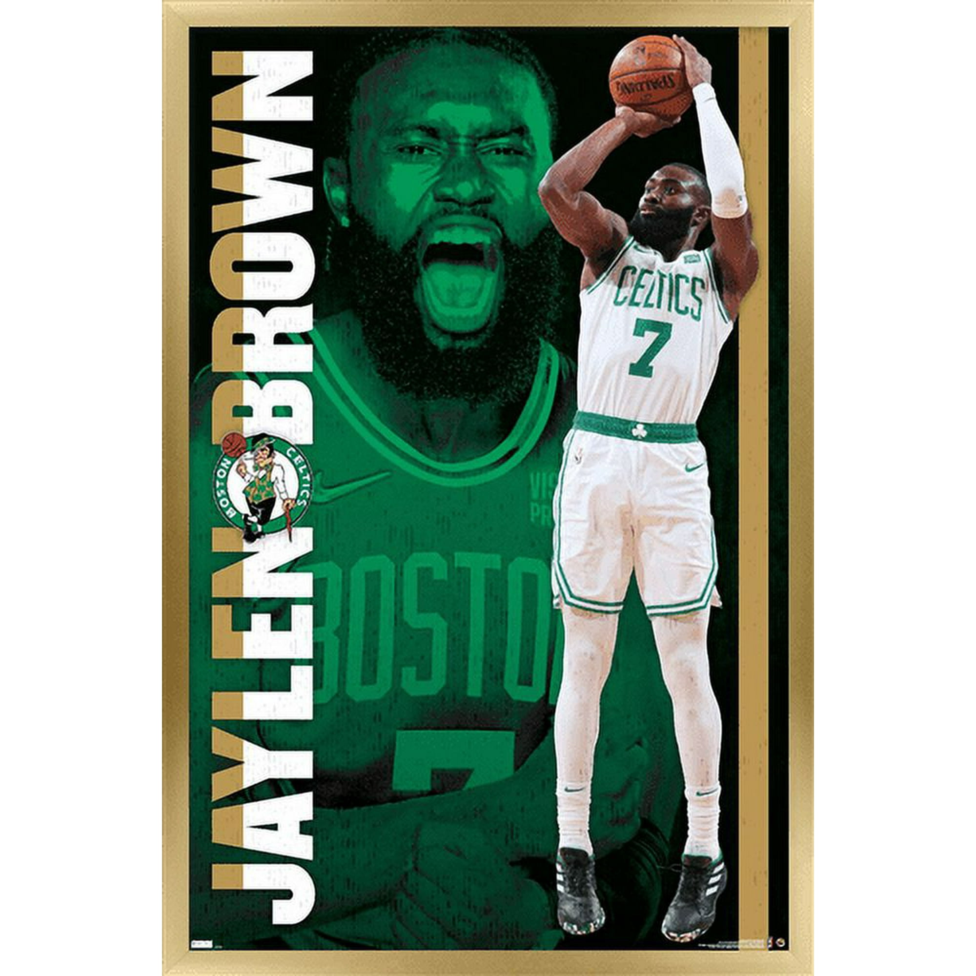 NBA Boston Celtics - Jaylen Brown 21 Wall Poster, 14.725 x 22.375