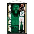 thumbnail image 1 of NBA Boston Celtics - Jaylen Brown 21 Wall Poster with Magnetic Frame, 22.375" x 34", 1 of 5