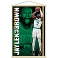 thumbnail image 1 of NBA Boston Celtics - Jaylen Brown 21 Wall Poster with Wooden Magnetic Frame, 22.375" x 34", 1 of 3