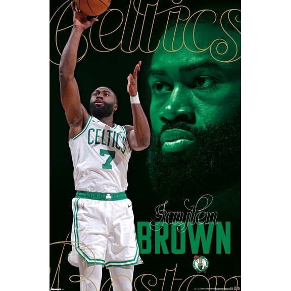 NBA Boston Celtics - Jaylen Brown 25 Wall Poster, 22.375" x 34"