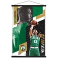thumbnail image 1 of NBA Boston Celtics - Jayson Tatum 19 Wall Poster with Magnetic Frame, 22.375" x 34", 1 of 6