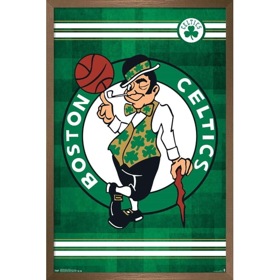 NBA Boston Celtics - Logo 14 Wall Poster, 22.375" x 34", Framed