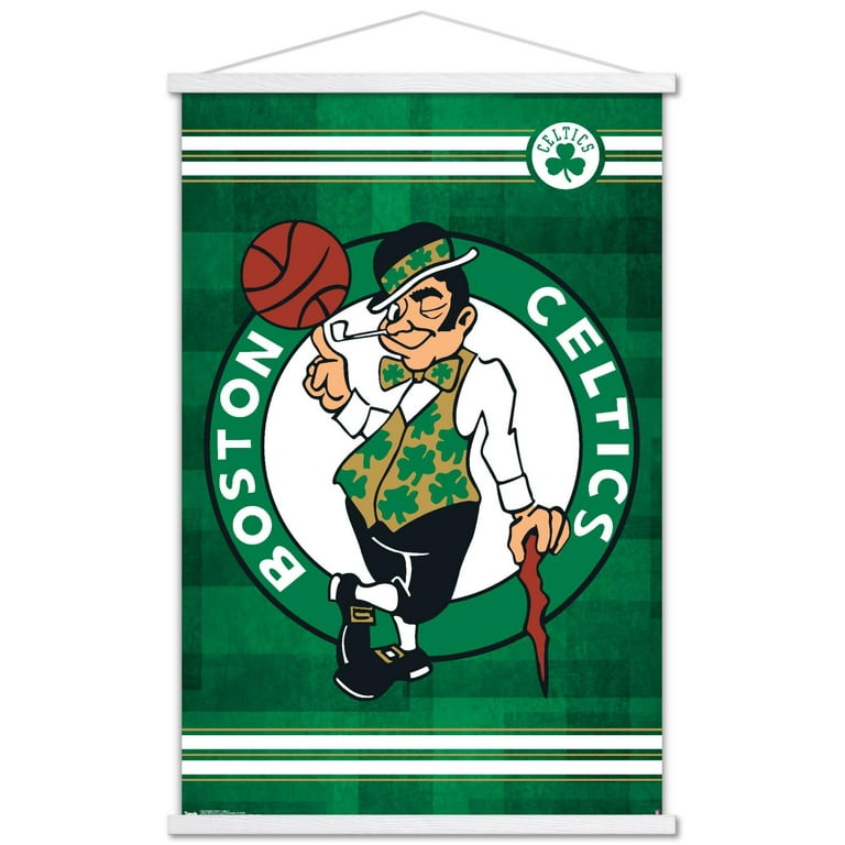 NBA Boston Celtics - Logo 14 Wall Poster with Wooden Magnetic