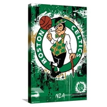 NBA Boston Celtics - Maximalist Logo 23 Canvas Wall Poster, 14.725" x 22.375"