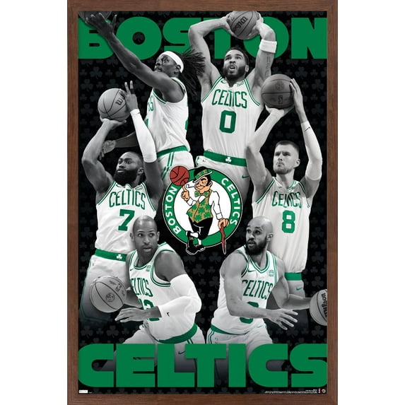 NBA Boston Celtics - Team 24 Wall Poster, 14.725" x 22.375" Framed