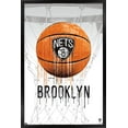 thumbnail image 1 of NBA Brooklyn Nets - Drip Basketball 21 Wall Poster, 14.725" x 22.375", Framed, 1 of 6