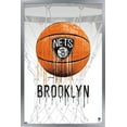 thumbnail image 1 of NBA Brooklyn Nets - Drip Basketball 21 Wall Poster, 22.375" x 34", Framed, 1 of 3