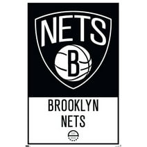 NBA Brooklyn Nets - Logo 21 Wall Poster, 22.375" x 34"
